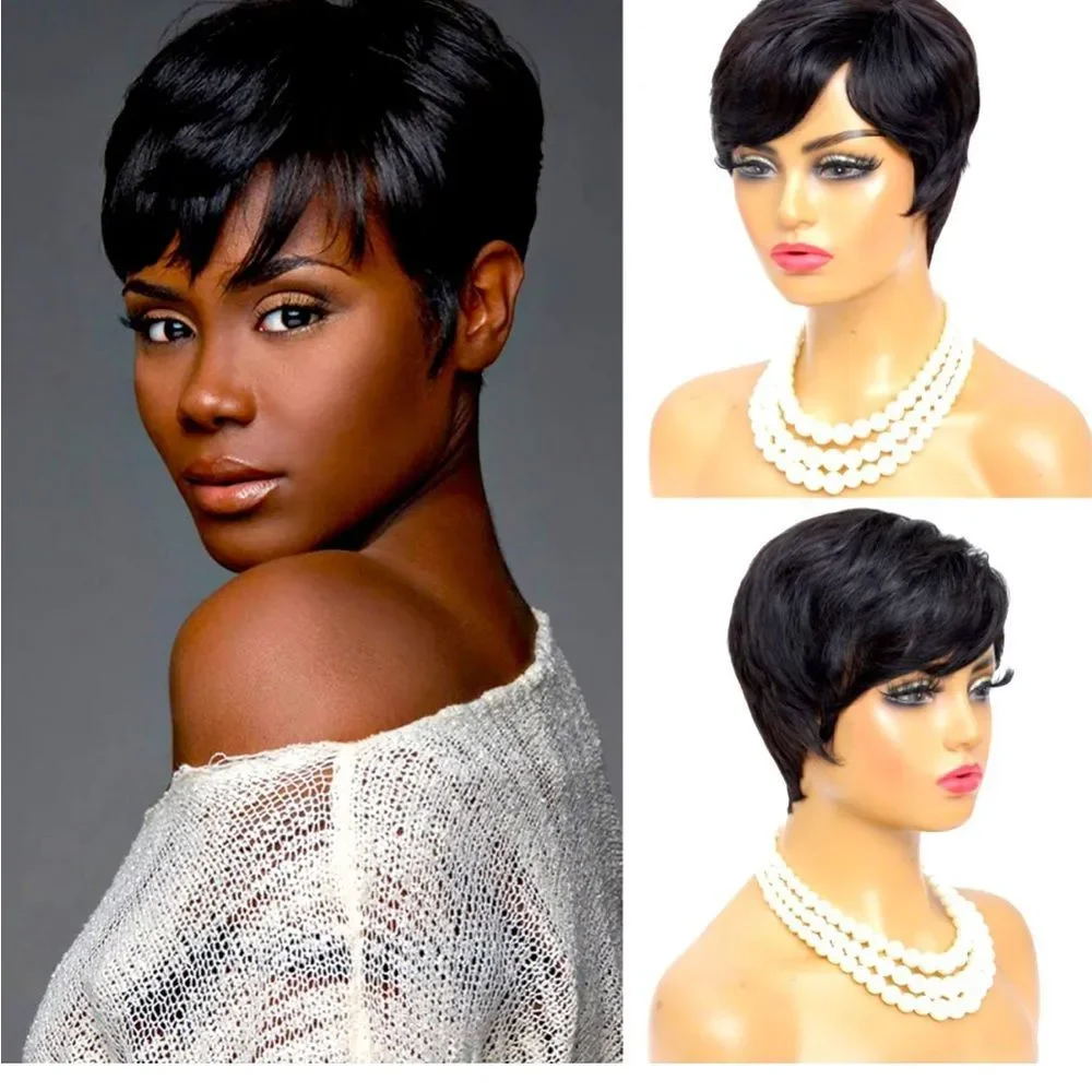 NEW Human hair pixie - Picture 4 of 12